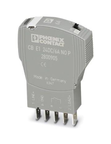 CB E1 24DC/6A NO P ELECTRONIC CKT BREAKER, 6A, 24VDC, 1P PHOENIX CONTACT