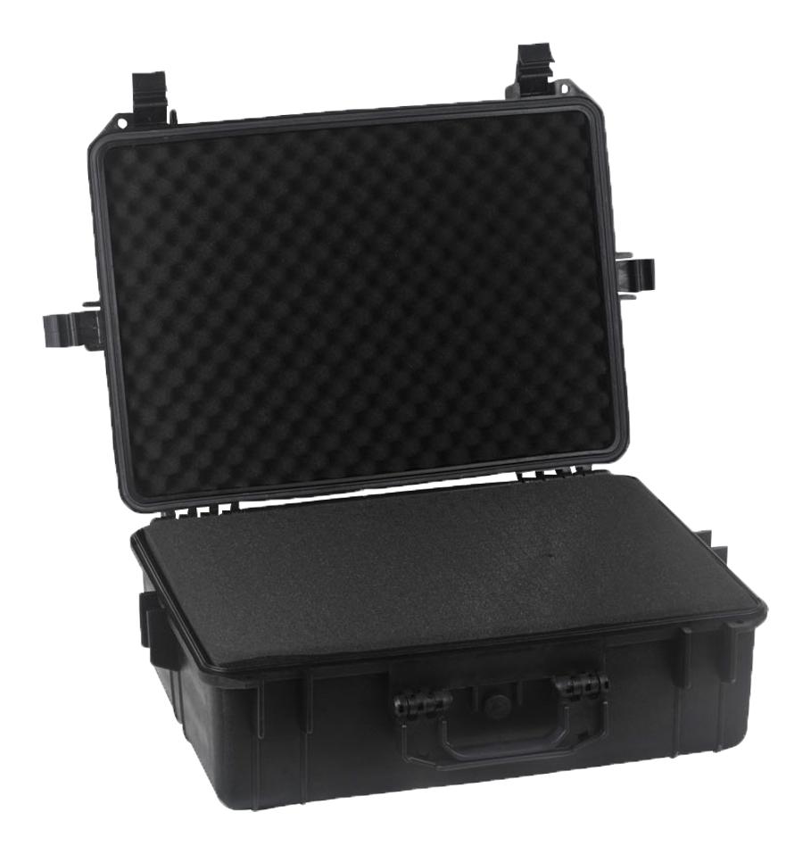 22-24120 WATERPROOF CASE, 22.5"X16.5"X8.5", BLACK DURATOOL