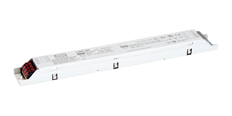 LDC-35 LED DRIVER, CONSTANT CURRENT/VOLT, 35W MEAN WELL