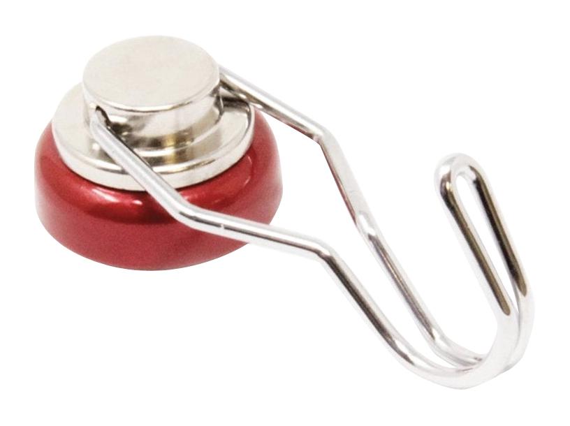 E1071/NEO/R/F POT MAGNET W/HOOK, 32 X 15MM, NEODYMIUM ECLIPSE MAGNETICS