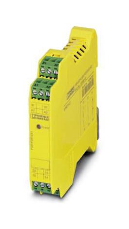 PSR-SPP- 24DC/FSP/2X1/1X2 SAFETY RELAY, DPST-NO/SPST-NC, 24VDC, 5A PHOENIX CONTACT