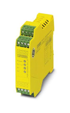 PSR-SPP- 24UC/ESAM4/3X1/1X2/B SAFETY RELAY, 3PST-NO/SPST-NC, 24V, 6A PHOENIX CONTACT