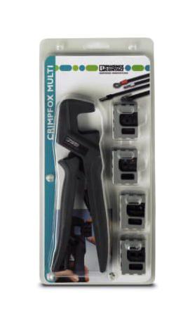 CRIMPFOX-M SET CRIMPING PLIER SET, HAND, 0.5-2.5MM2 LUG PHOENIX CONTACT