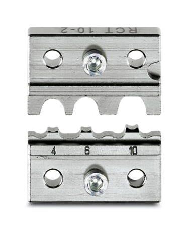 CF 500/DIE RCT 10-2 CRIMP TOOL DIE, 4MM2-10MM2 TUBE LUG PHOENIX CONTACT