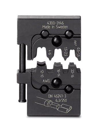 CRIMPFOX-M SC 6/DIE CRIMP TOOL DIE, 0.5-6MM2 SLIP-ON SLEEVE PHOENIX CONTACT