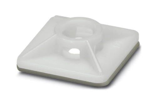 WT-BASE LS HF 4 CABLE BINDER BASE, TRANSPARENT, 19MM PHOENIX CONTACT