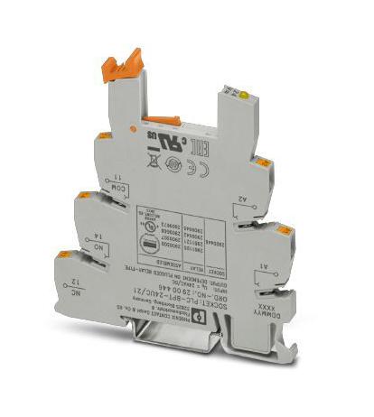 PLC-BPT- 24UC/21 RELAY SOCKET, 24V, DIN RAIL PHOENIX CONTACT