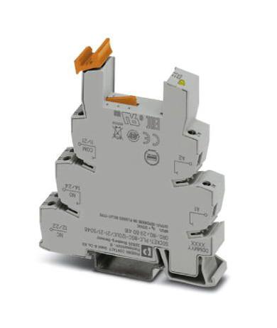 PLC-BSC-120UC/21-21/SO46 RELAY SOCKET, 120VAC, DIN RAIL PHOENIX CONTACT