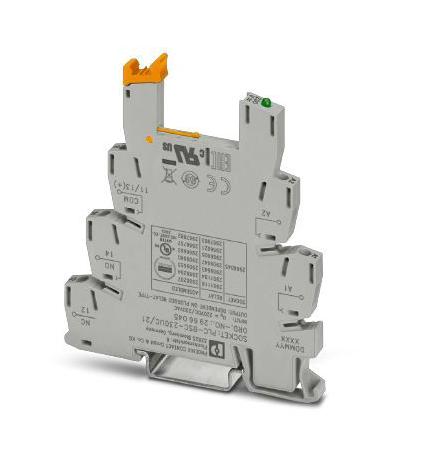 PLC-BSC-230UC/21 RELAY SOCKET, 230V, DIN RAIL PHOENIX CONTACT