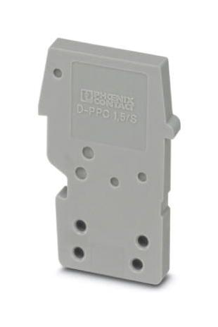 D-PPC 1,5/S END COVER, TERMINAL BLOCK, GREY PHOENIX CONTACT