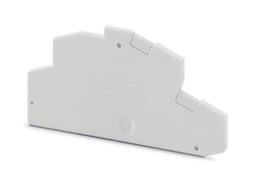D-PTTBS 1,5/S-KNX END COVER, DIN RAIL TERMINAL BLOCK, WHT PHOENIX CONTACT
