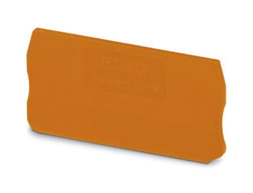 D-ST 2,5-TWIN OG END COVER, TERMINAL BLOCK, ORANGE PHOENIX CONTACT