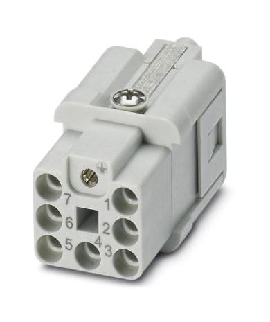 HC-Q07-I-CT-F CONTACT INSERT, SOCKET, 7+PE, D7, CRIMP PHOENIX CONTACT