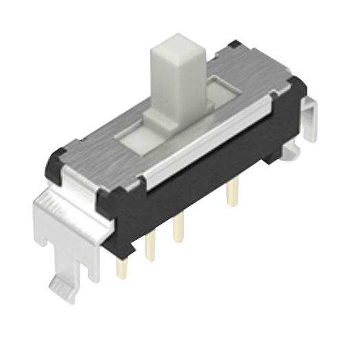 SSSS918700 SLIDE SWITCH, SP3T, 0.1A, 12V, THT ALPS ALPINE