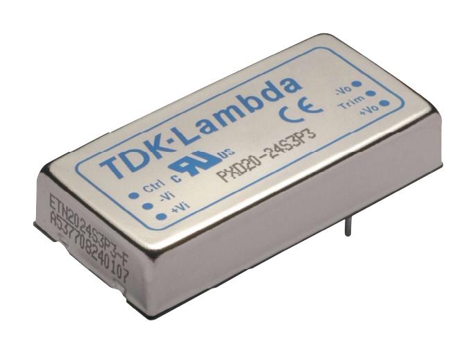 PXD-20-48S-05 DC-DC CONVERTER, 1 O/P, 5V, 4A TDK-LAMBDA