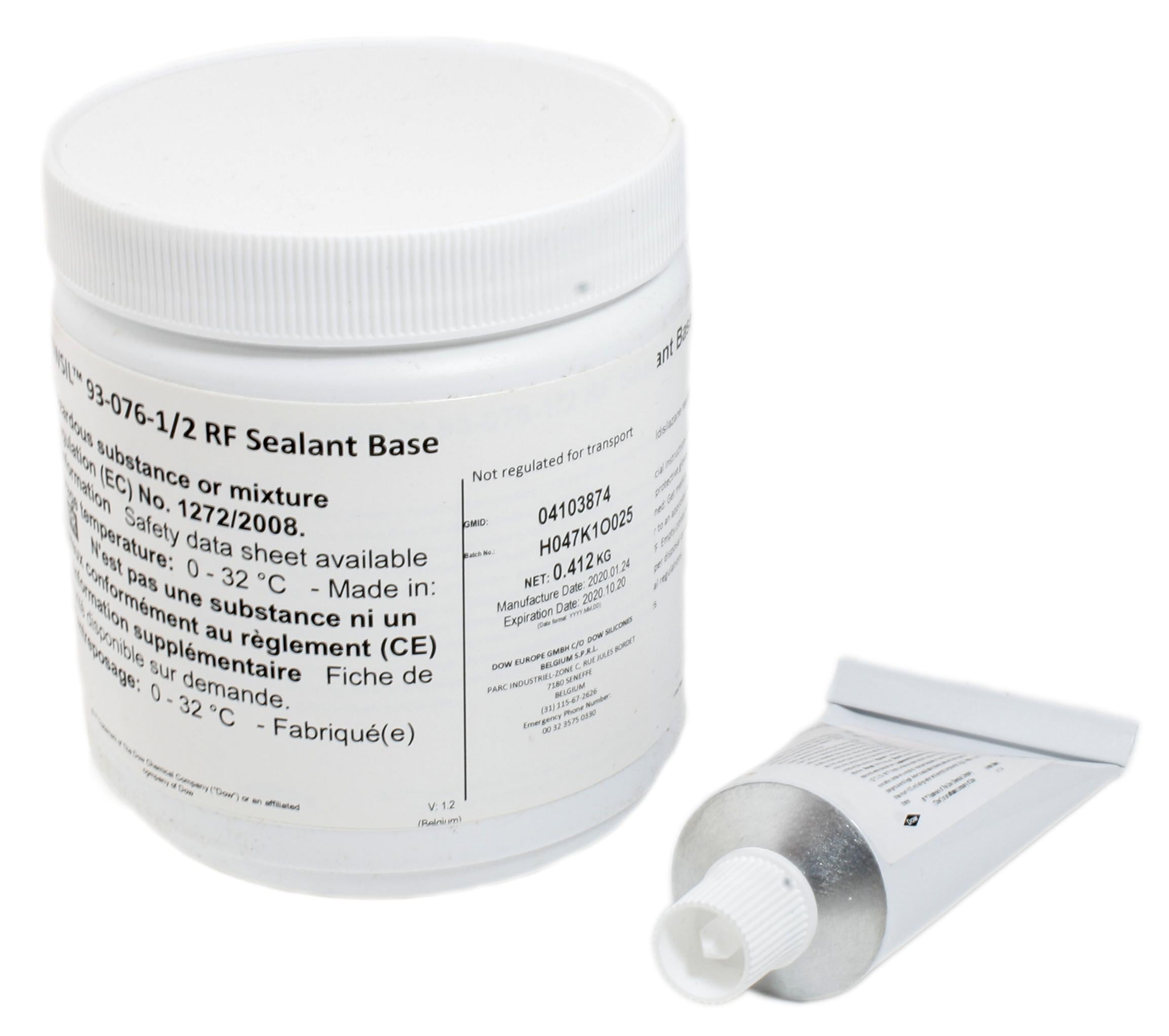 93-076-1/2, 453G SILICONE ELASTOMER SEALANT, CTN, GRY DOW