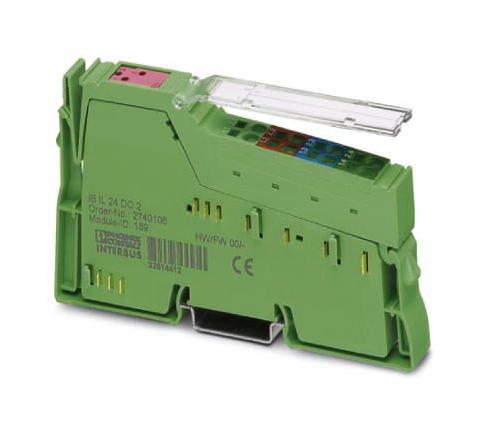 IB IL 24 DO 2-PAC DIGITAL OUTPUT TERMINAL, 2 O/P, 24VDC PHOENIX CONTACT