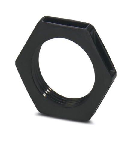 FT NUT M25 BK NUT FOR CIRCULAR CONNECTORS, PPE, BLACK PHOENIX CONTACT