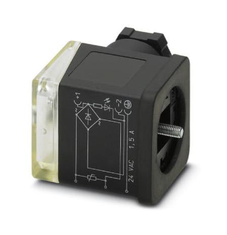 SACC-VB-3CON-M16/A-GVL 12/24V VALVE CONNECTOR, 3-POS, M16, SCREW PHOENIX CONTACT