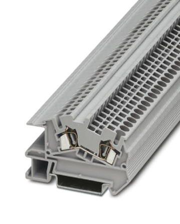 STI 2,5 DIN RAIL TB, CLAMP, 2POS, 28-12AWG PHOENIX CONTACT