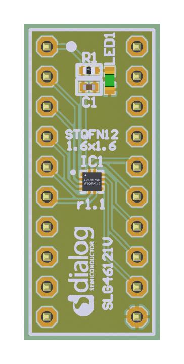 SLG46537V-DIP 20-PIN DIP PROTO BOARD RENESAS