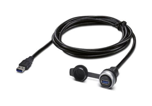 SI-SES-U1A/1 CBL ASSY, USB, TYPE A-TYPE A PHOENIX CONTACT