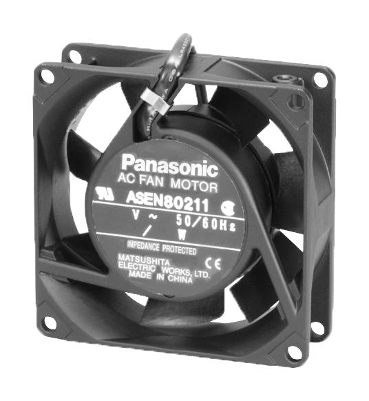 ASEN80217 AXIAL FAN, 80MM, 240V, 34.2M3/MIN, 24DBA PANASONIC