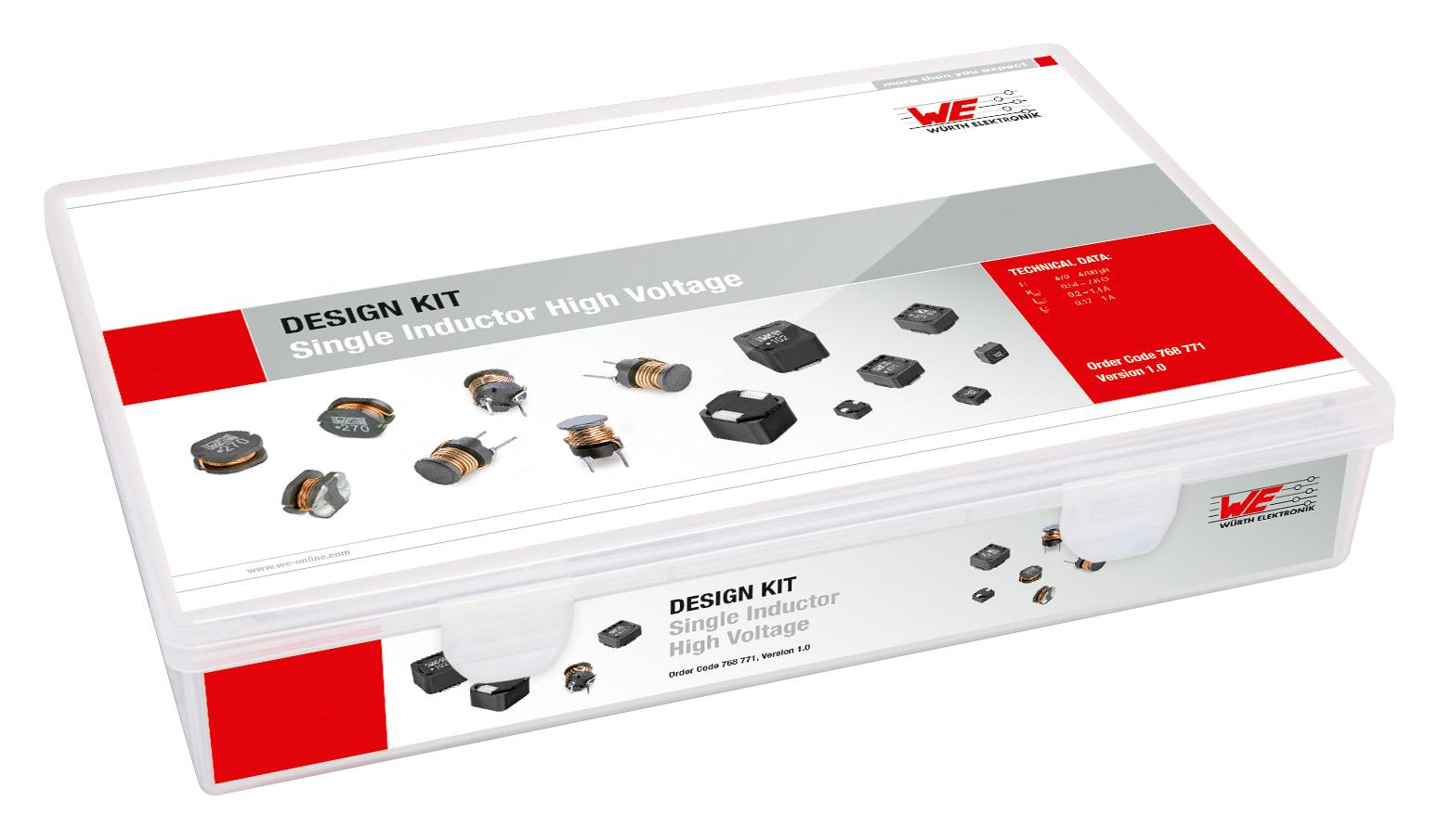 768771 HIGH VOLTAGE SINGLE INDUCTOR DESIGN KIT WURTH ELEKTRONIK