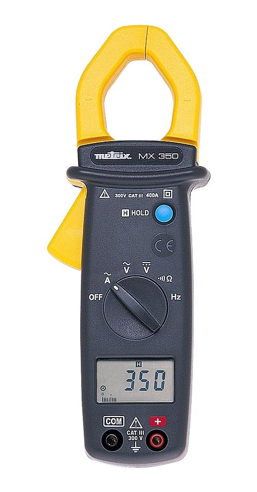 MX0350Z AC/DC MULTIMETER CLAMP, AUTO, 400A, 600V METRIX