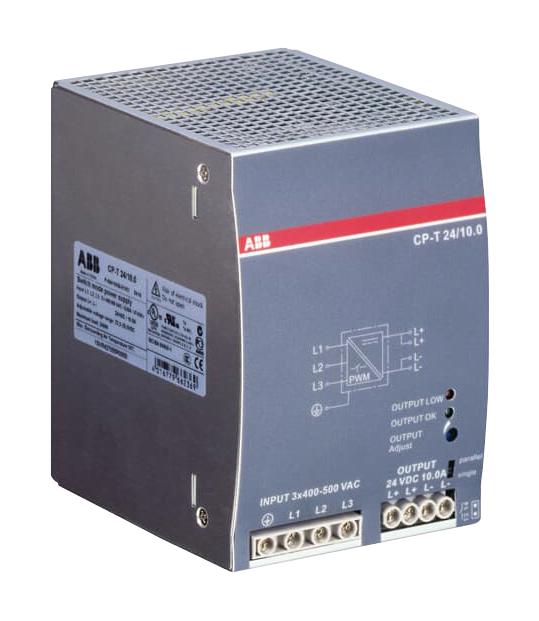1SVR427055R0000 POWER SUPPLY, AC-DC, 1 O/P, 24V, 10A ABB