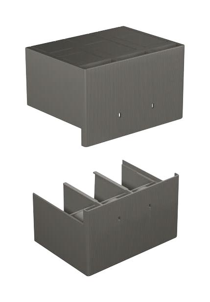 1SDA054961R1 TC T5 4P TERMINAL COVERS HIGH 2PCS ABB