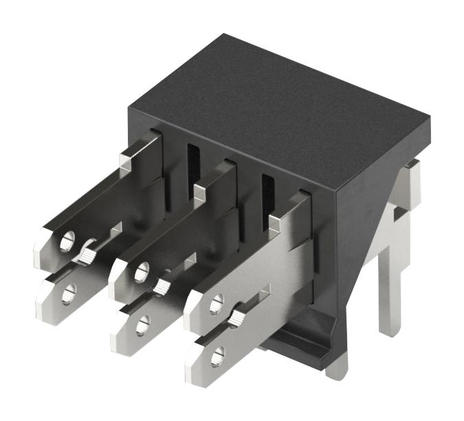 638207122002 CONN, R/A HDR, STAMPED TAB, 2P, 5.08MM WURTH ELEKTRONIK
