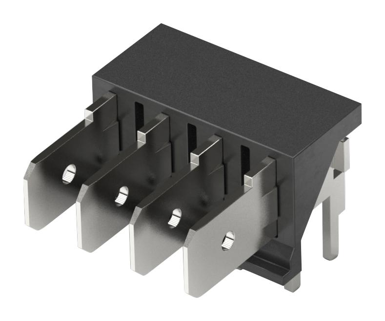 638263122002 CONN, R/A HDR, STAMPED TAB, 2P, 5.08MM WURTH ELEKTRONIK