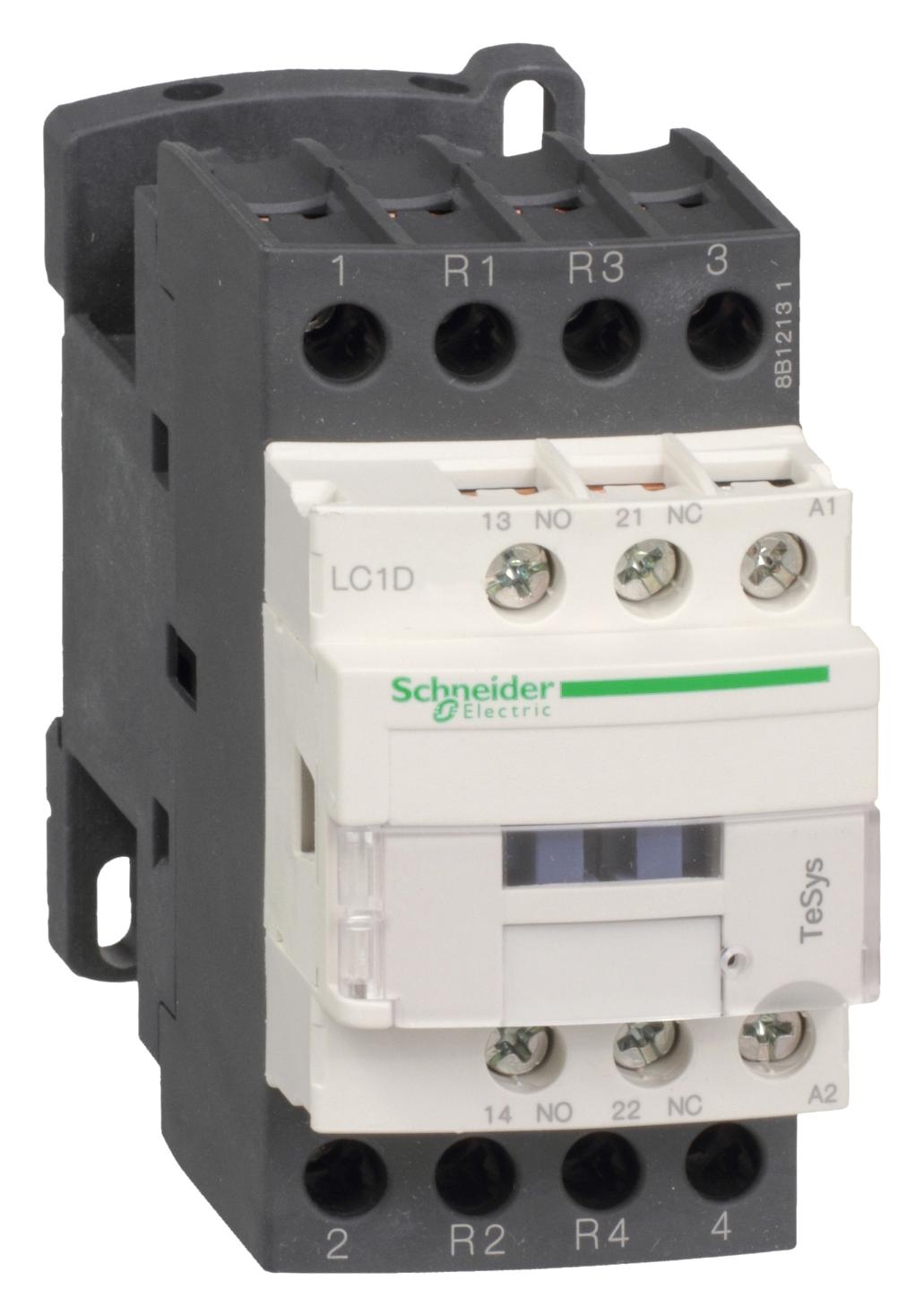 LC1D188F7 CONTACTOR, DPST-NO/NC, 110VAC, DIN RAIL SCHNEIDER ELECTRIC