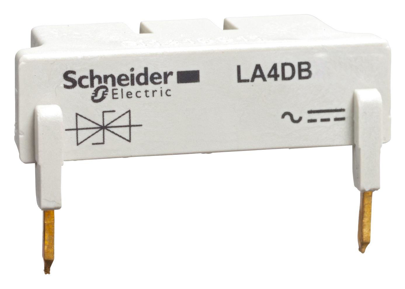 LA4DC3U SUPPRESSOR MODULE, DIODE, 24-250VDC SCHNEIDER ELECTRIC