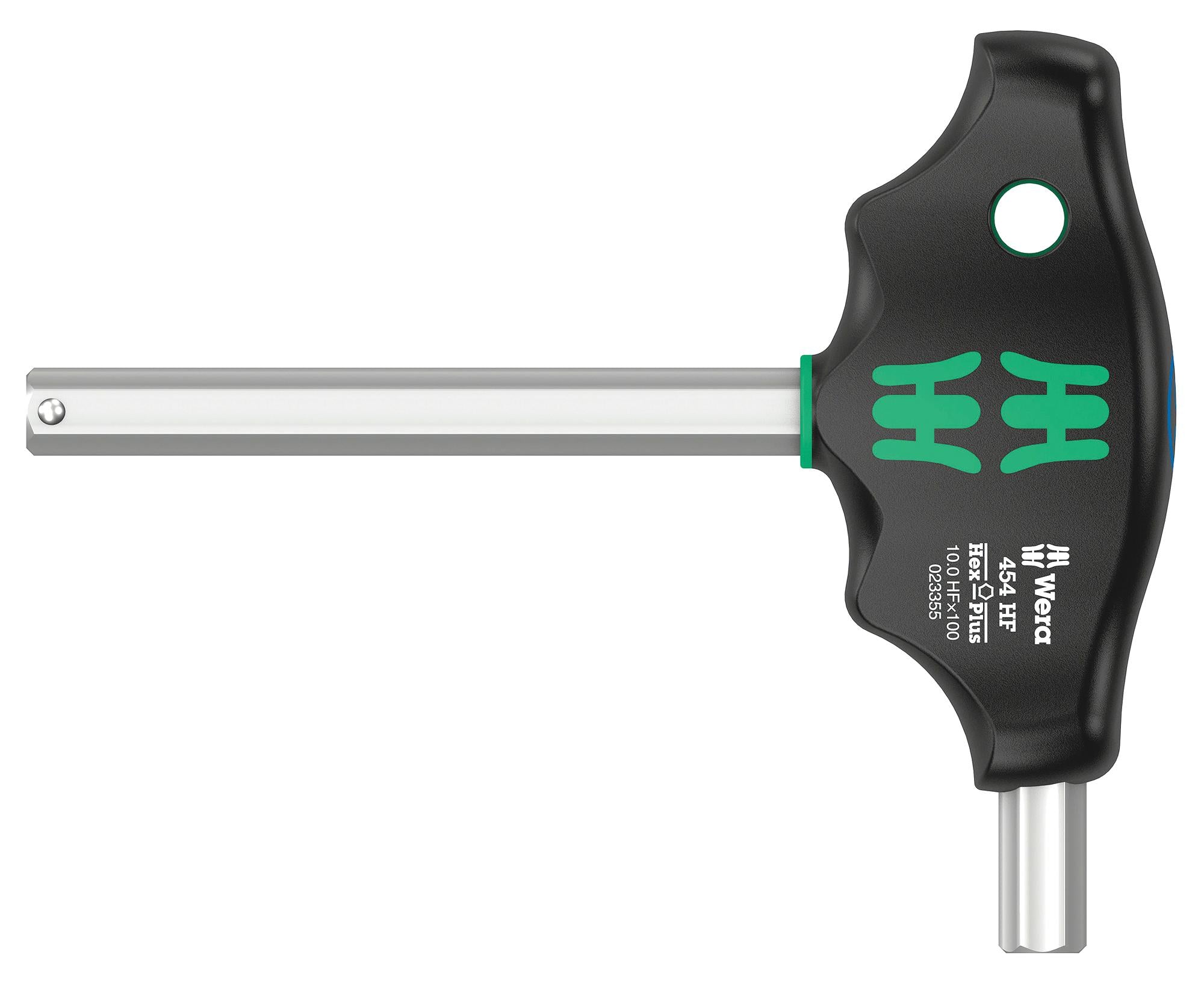 454 HEX-PLUS HF 10 X 100 MM HF T-HANDLE HEX SCREWDRIVER, 10MM, 149MM WERA