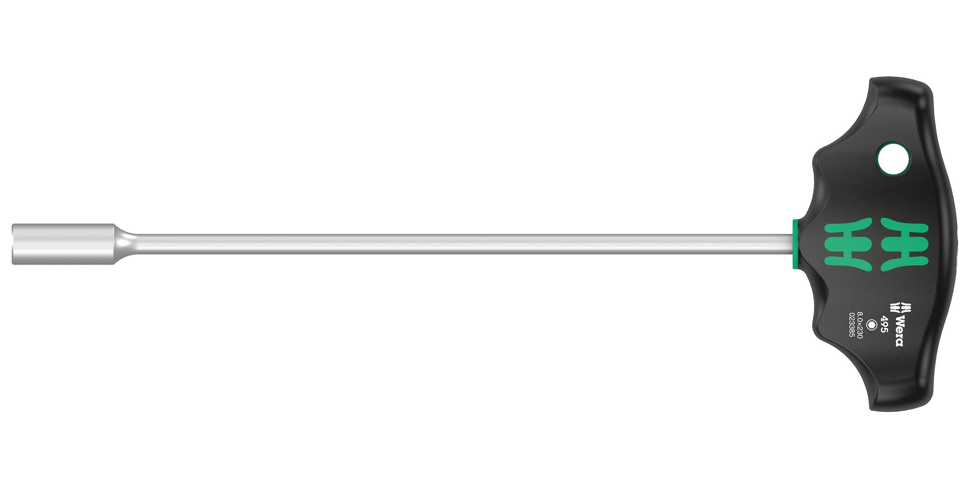 495 8 X 230 MM T-HANDLE SCREW DRIVER, 230MM, 8MM WERA
