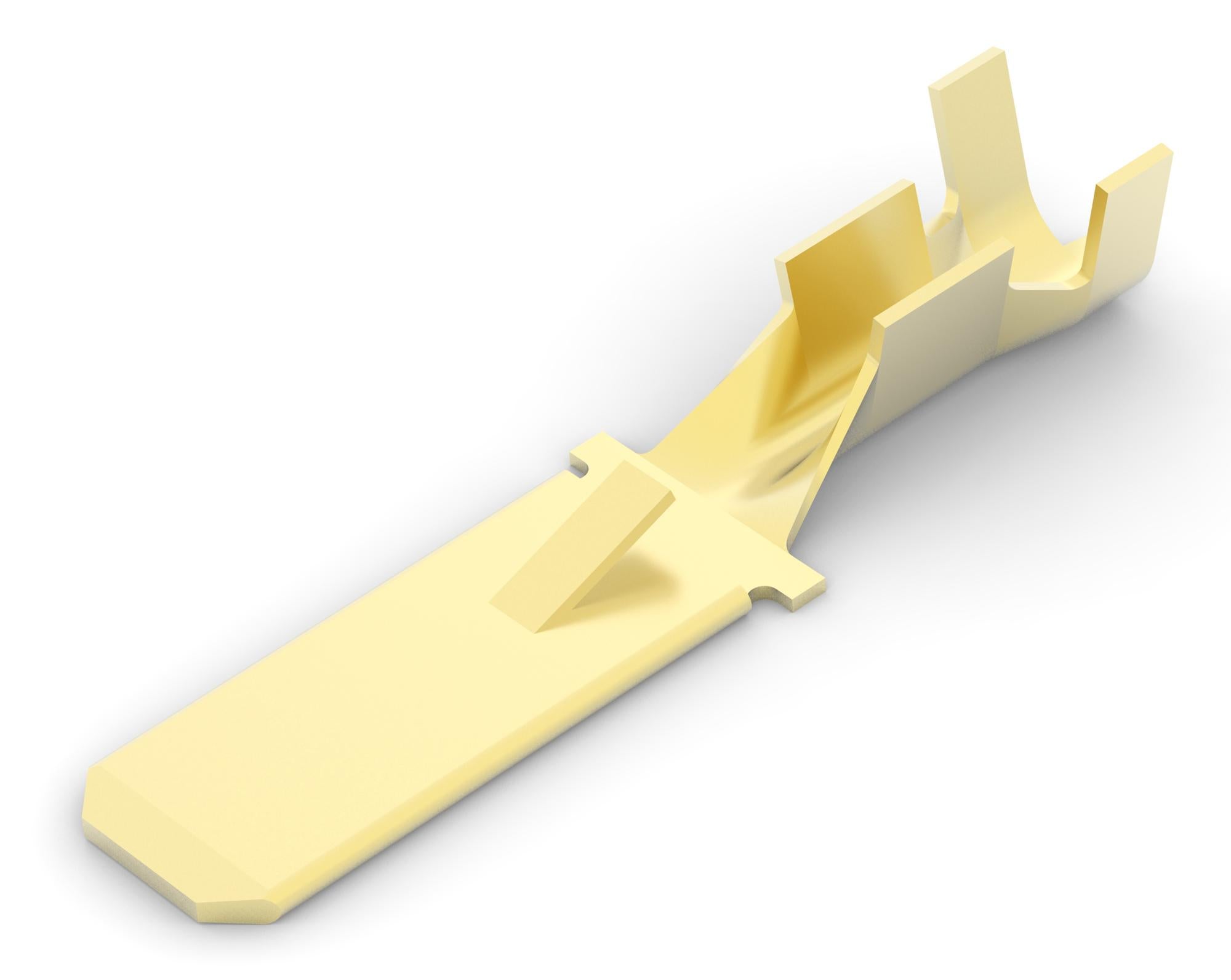 42241-1 QUICK DIS TERM, MALE, 6.35 X 0.81MM AMP - TE CONNECTIVITY