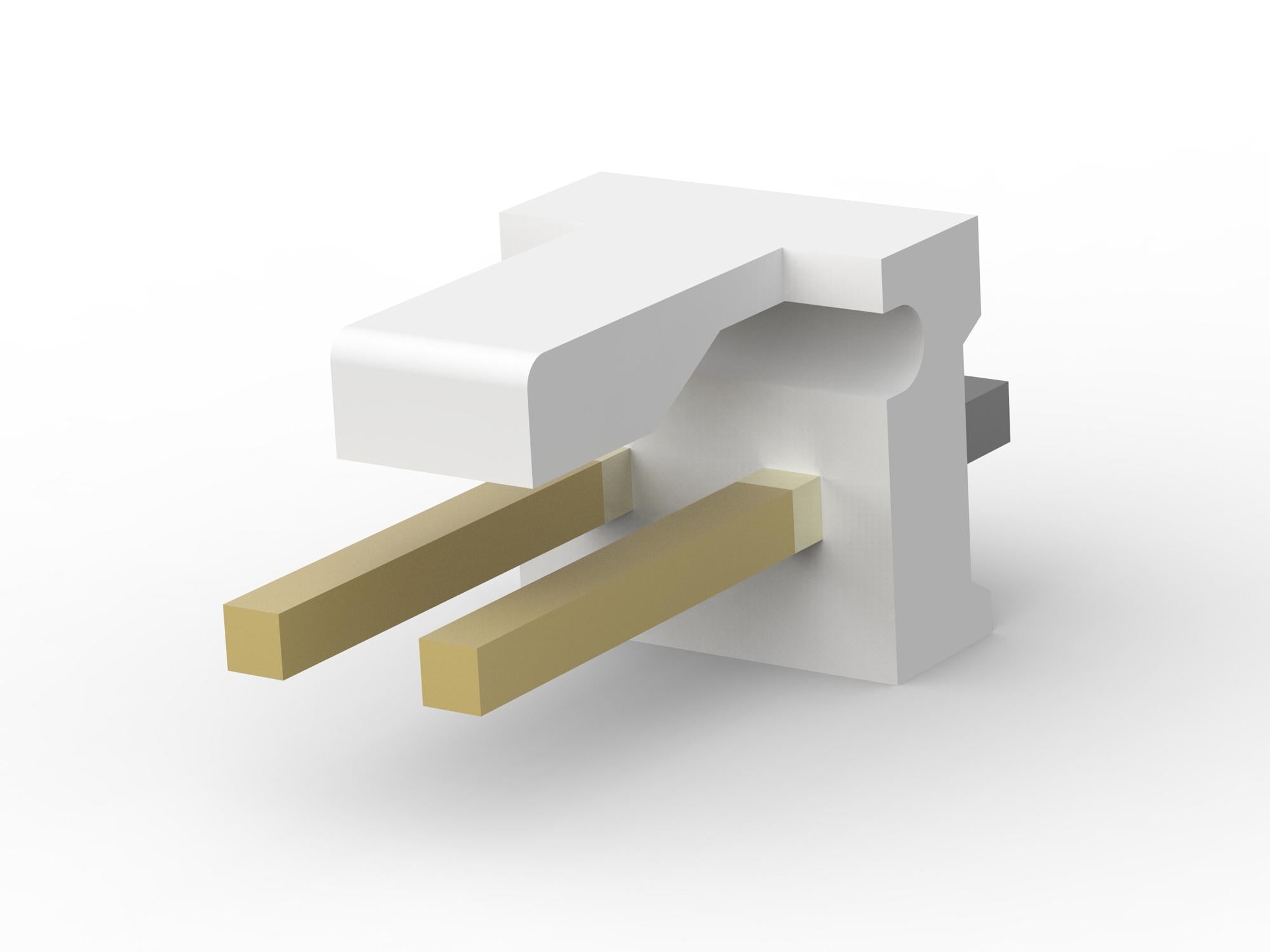 3-641208-2 WTB CONN, HEADER, 2POS, 1ROW, 3.96MM AMP - TE CONNECTIVITY