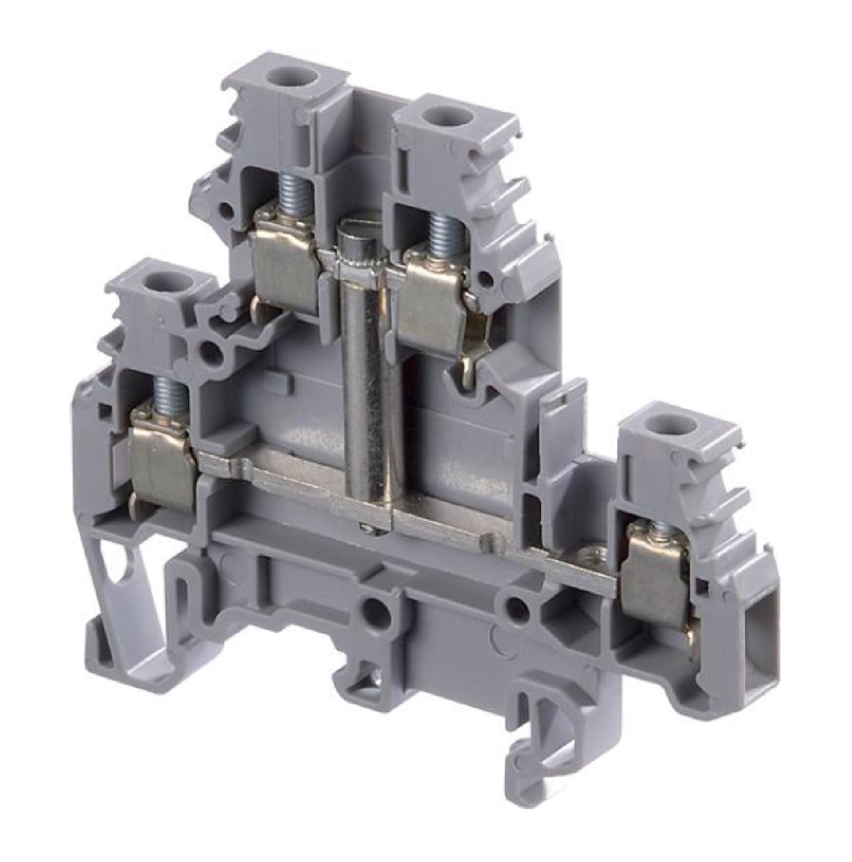 1SNA115166R1100 TERMINAL BLOCK, DIN RAIL, 4POS, 10AWG TE CONNECTIVITY