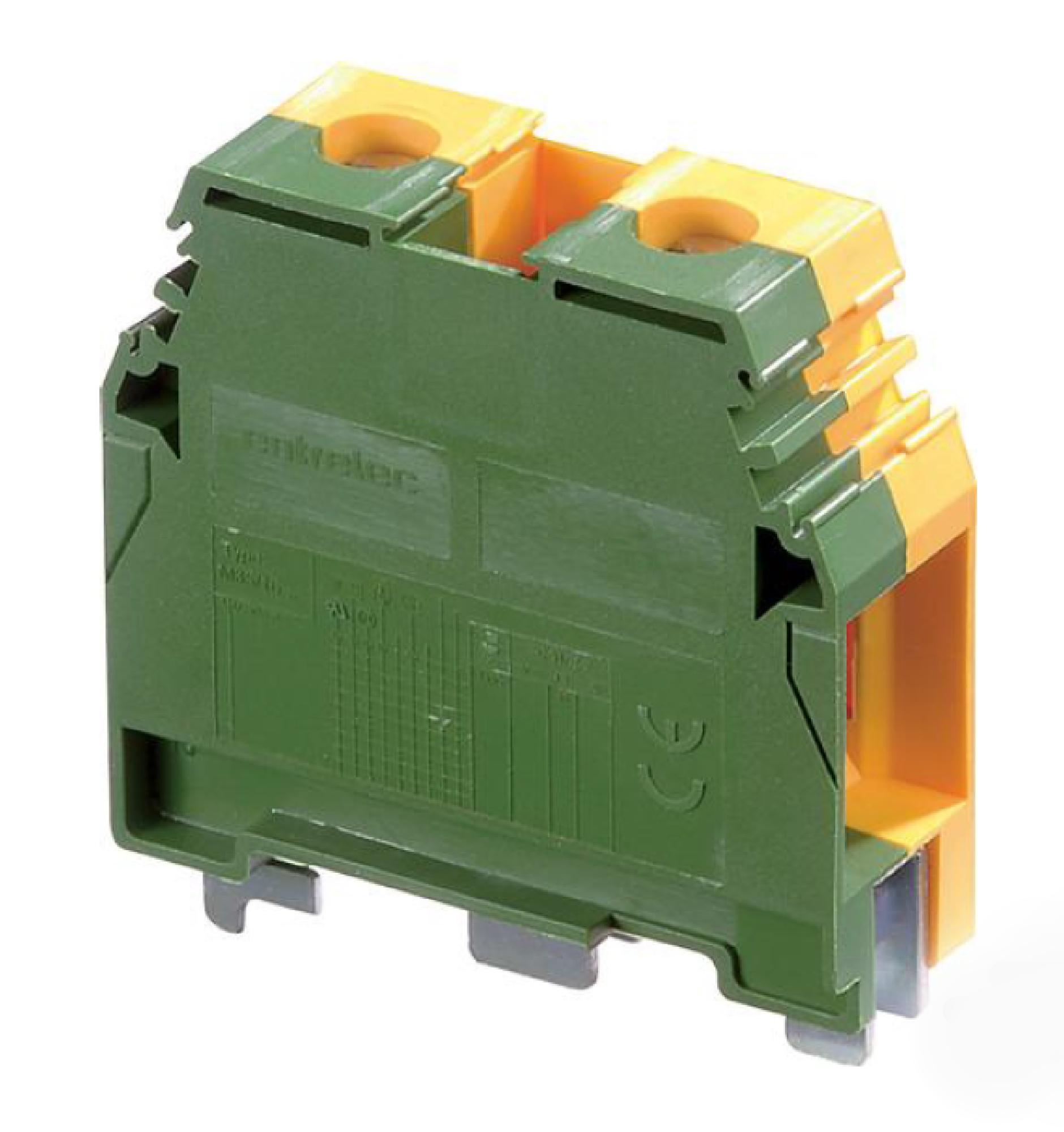 1SNA165111R1400 TERMINAL BLOCK, DIN RAIL, 2POS, 0AWG TE CONNECTIVITY