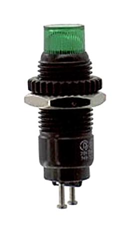 249-7968-3332-504F PANEL INDICATOR, GREEN, 9.53MM, 5VDC DIALIGHT