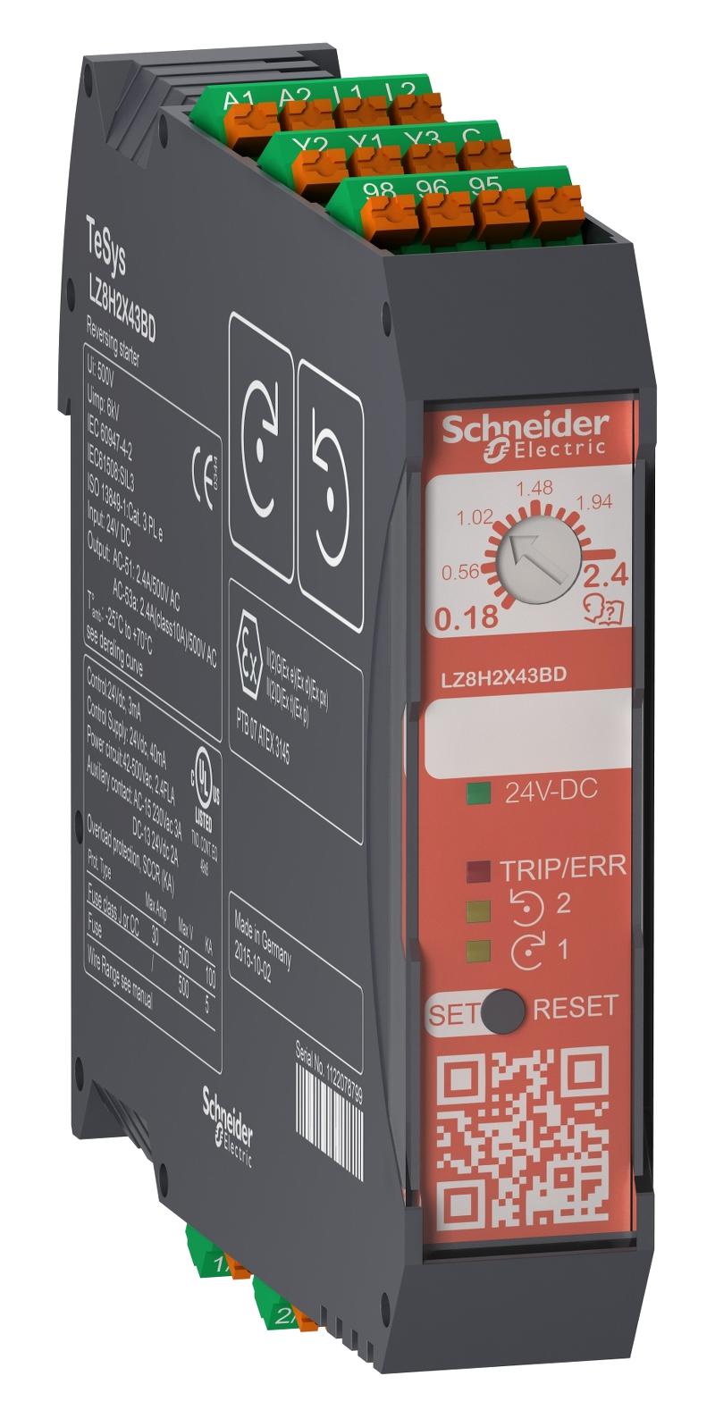 LZ8H6X53BD TESYS H STO REV 6.5A 24VDC PUSH SCHNEIDER ELECTRIC