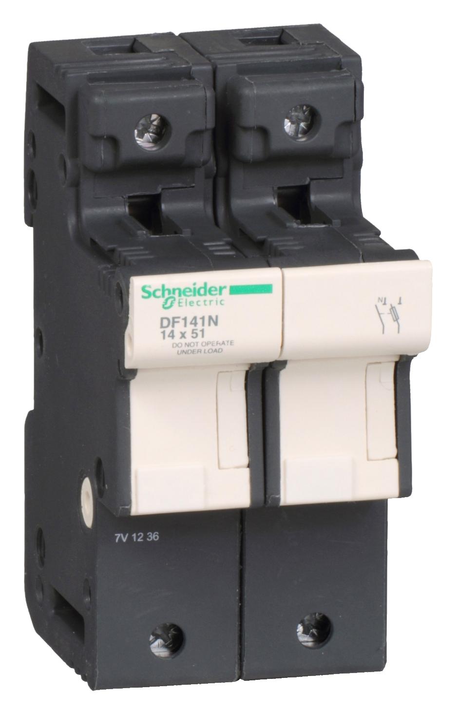 DF141N FUSE HOLDER 1P N 50A FOR FUSE 14 SCHNEIDER ELECTRIC