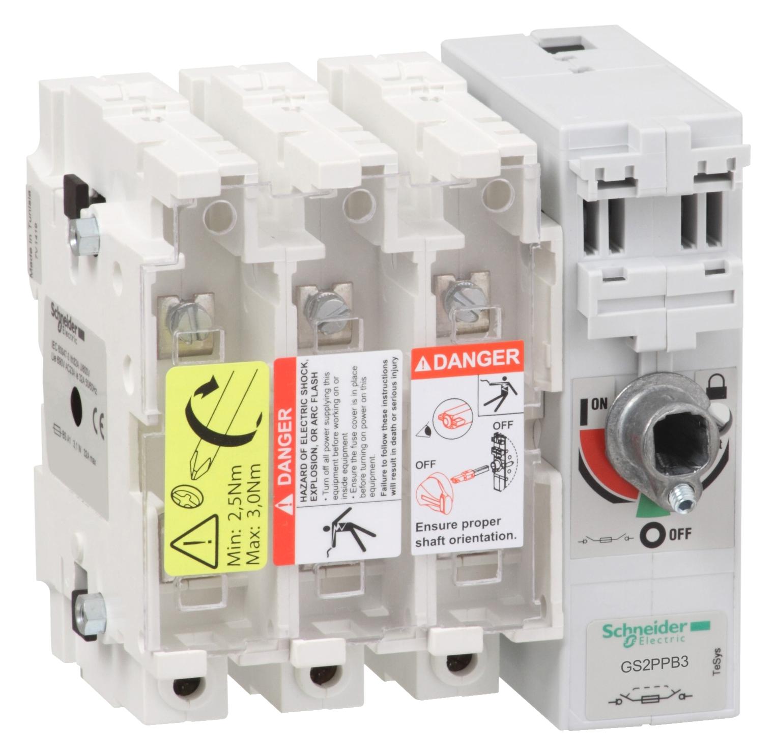 GS2PPB3 FUSE DISCONNECT SW.3X 315A B1..B3 SCHNEIDER ELECTRIC