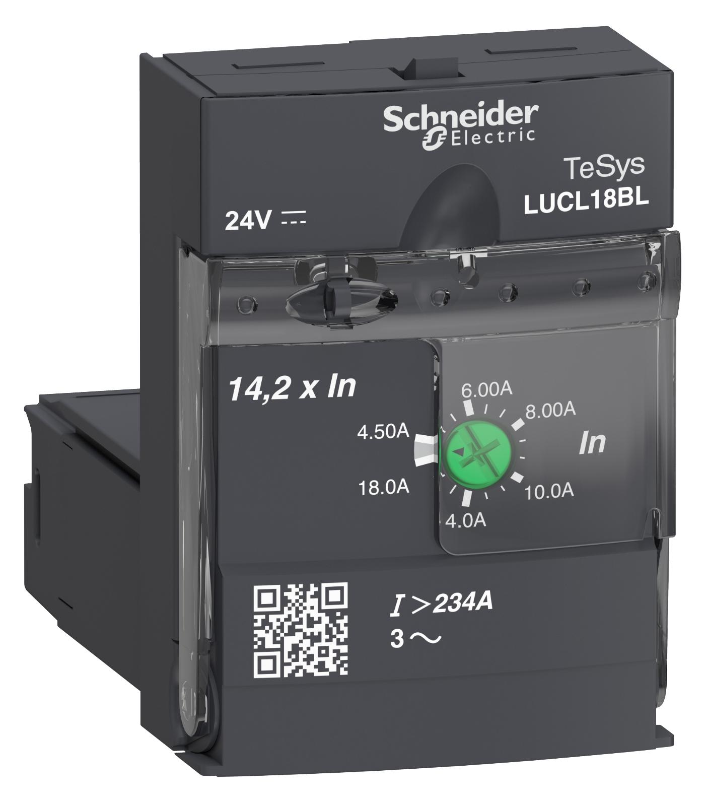 LUCL18BL C.U MAG. PROT. 4.5 - 18A 24V DC SCHNEIDER ELECTRIC
