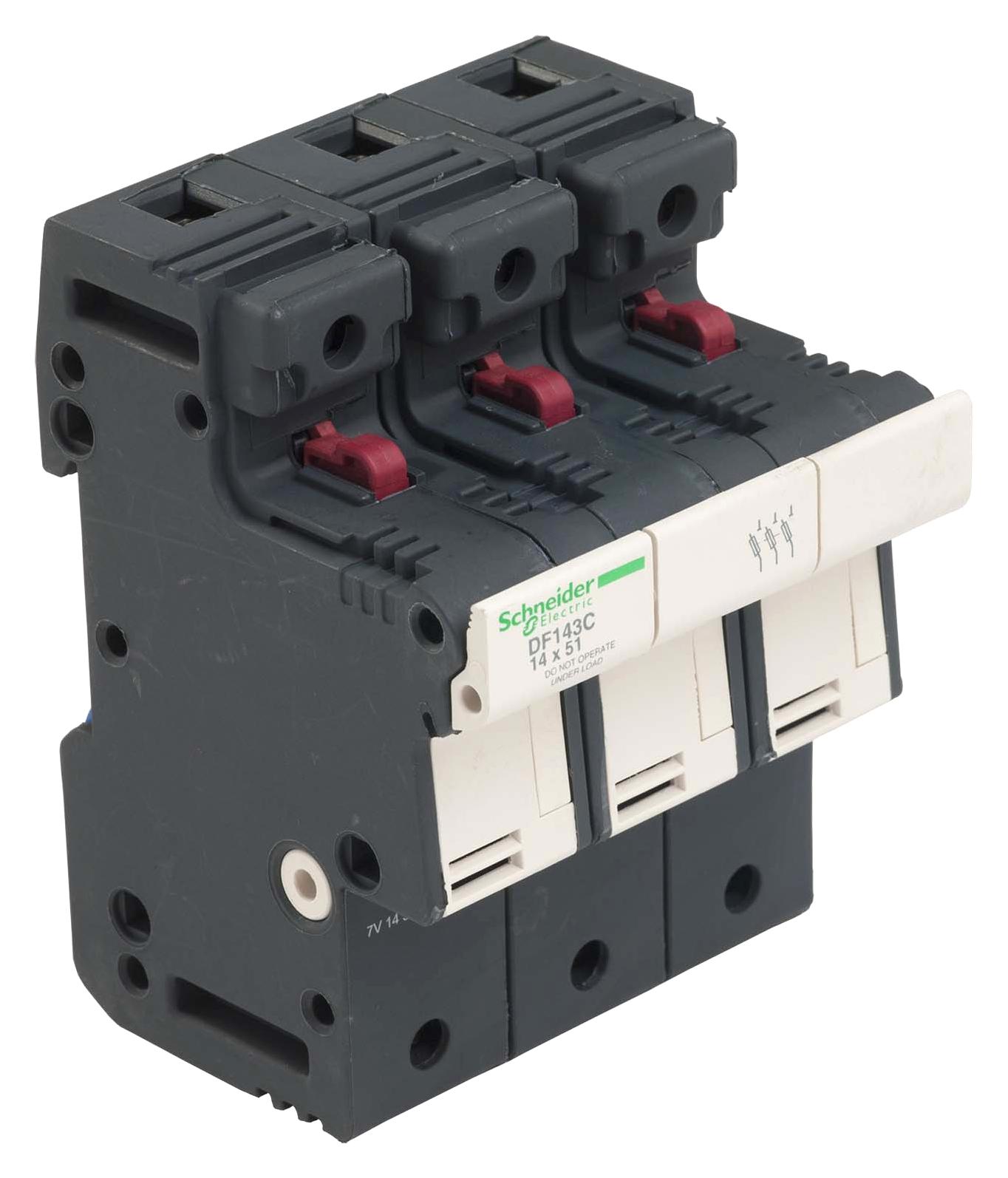 DF143C CARTRIDGE FUSE HOLDER, 50A, 3P, 690V SCHNEIDER ELECTRIC
