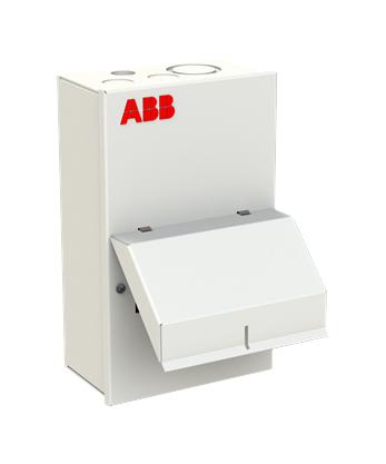 1SKB113142C4001 CONSUMER UNIT, 11 WAY, STEEL, IP30 ABB