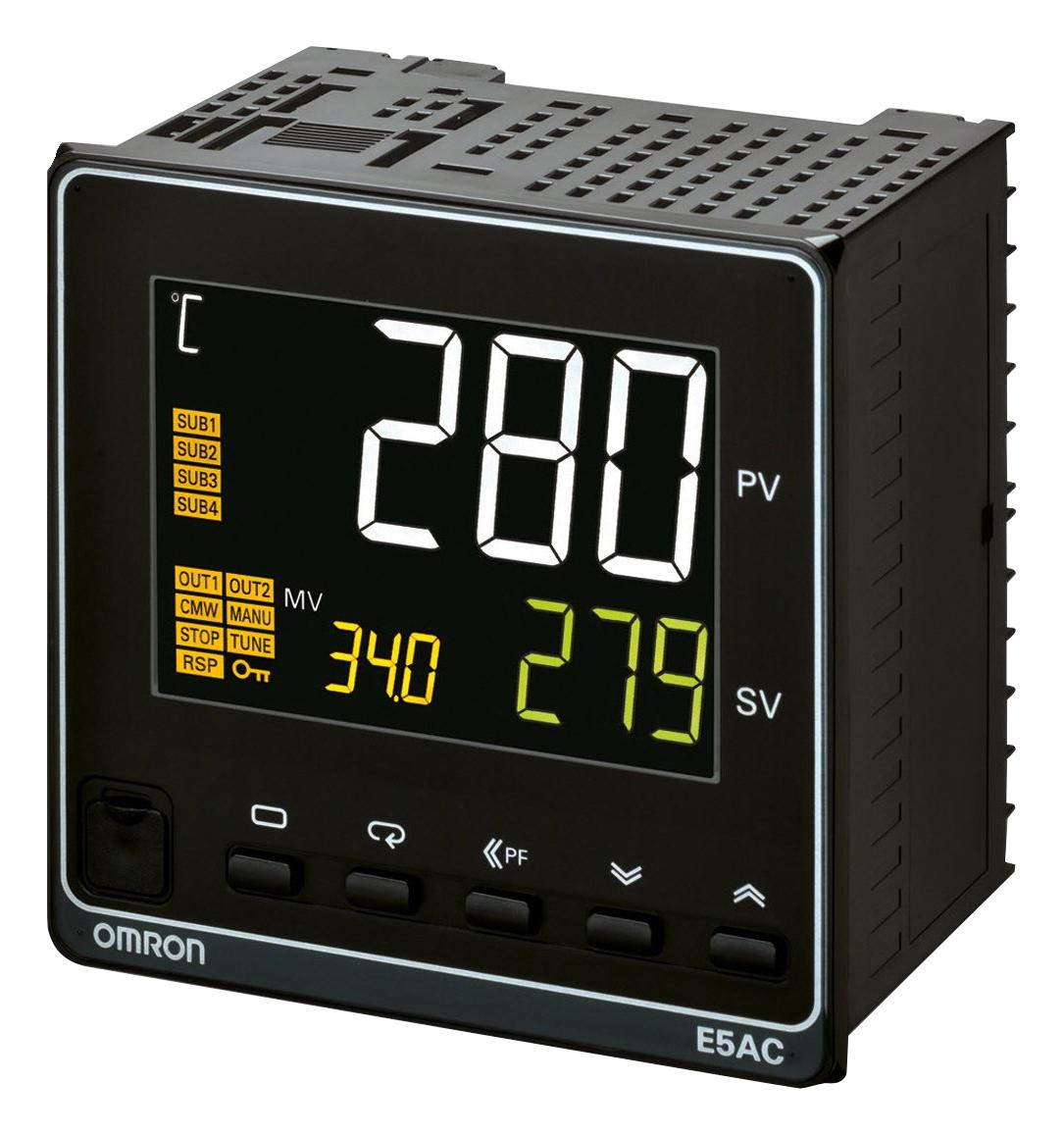 E5AC-PR4A5M-000 TEMP CONTROLLER, RELAY OUTPUT, 240V OMRON