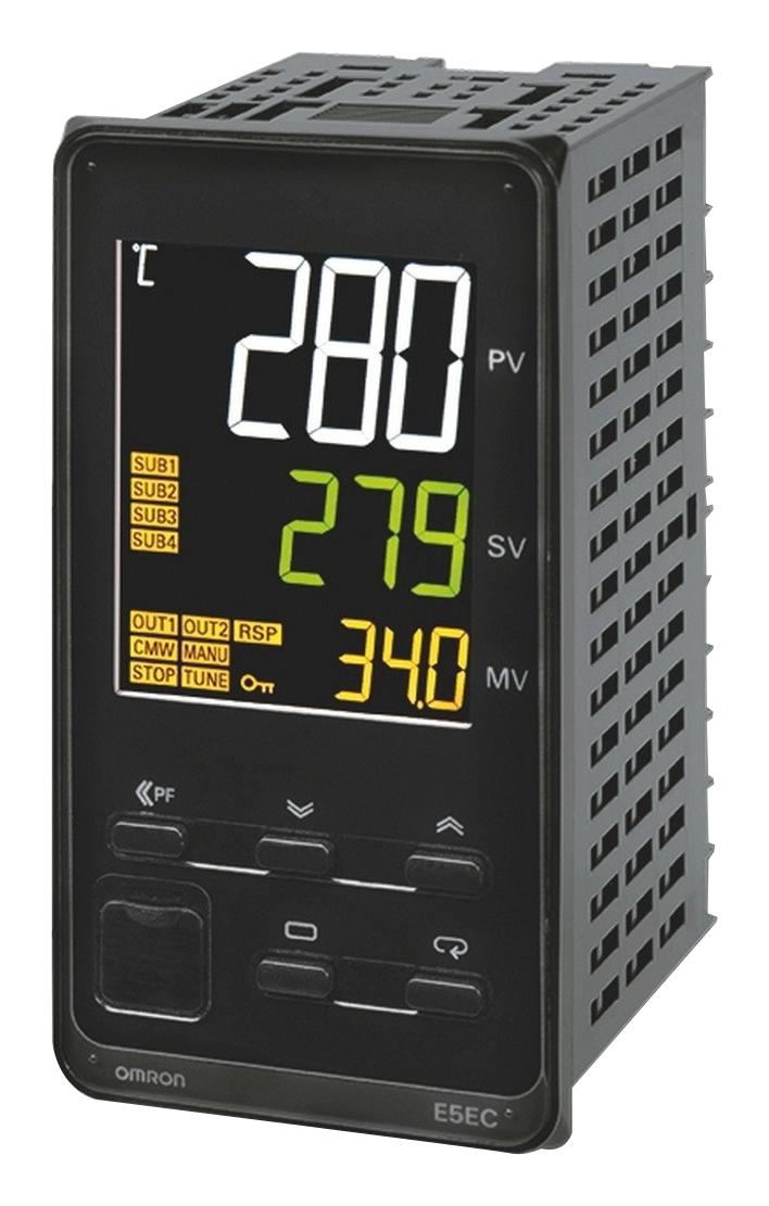 E5EC-RX4D5M-010 TEMP CONTROLLER, RELAY OUTPUT, 24V OMRON